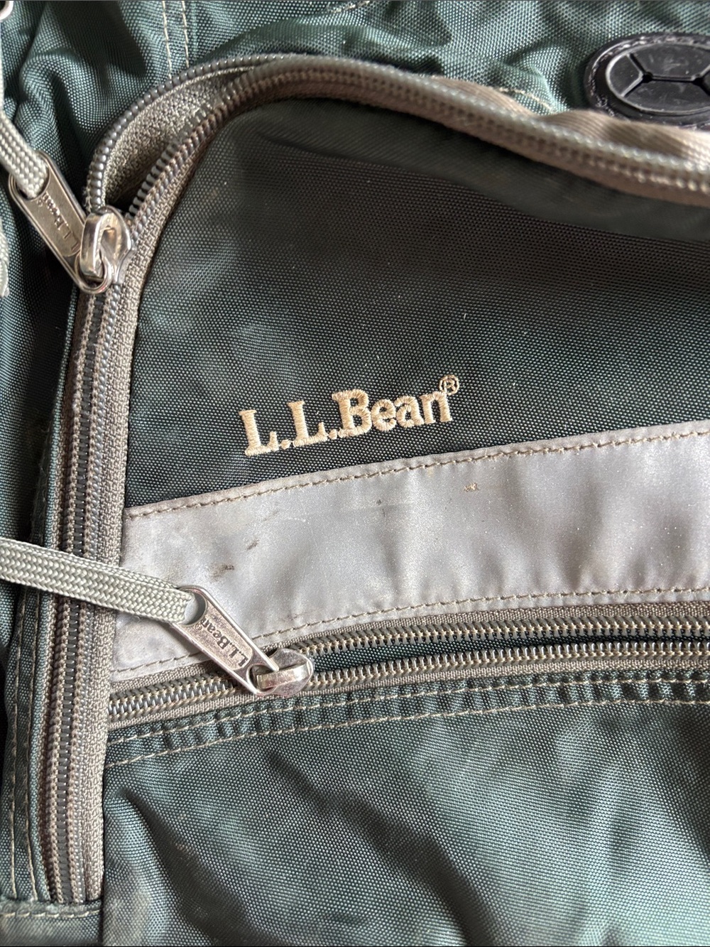 L.L. Bean Green Backpack - Picture 2 of 5